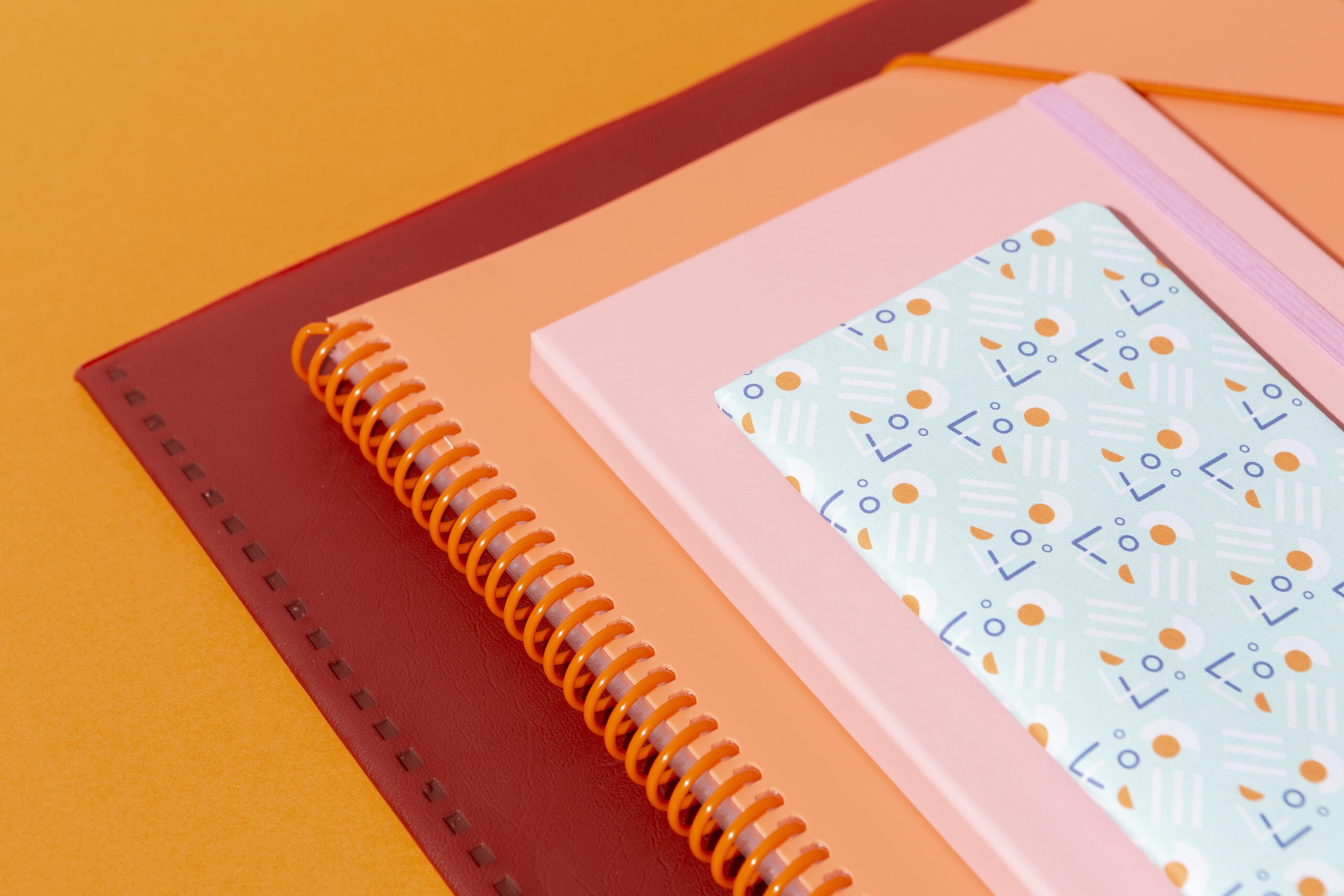 school supplies assortment table